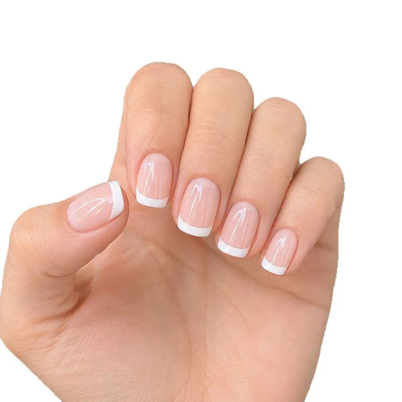 French Tip Acrylic Nail Art Enhancements Stornfield
