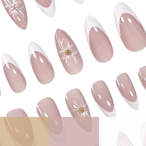 Floral Tip Acrylic Nail Enhancements Stornfield 1789916020