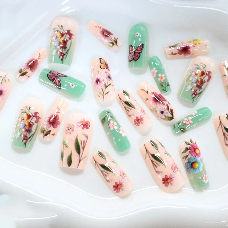 Floral Themed Nail Art Set Stornfield
