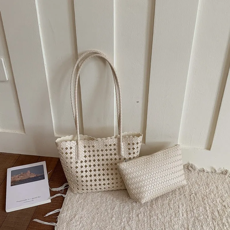 Chic handgewebte Tragetasche