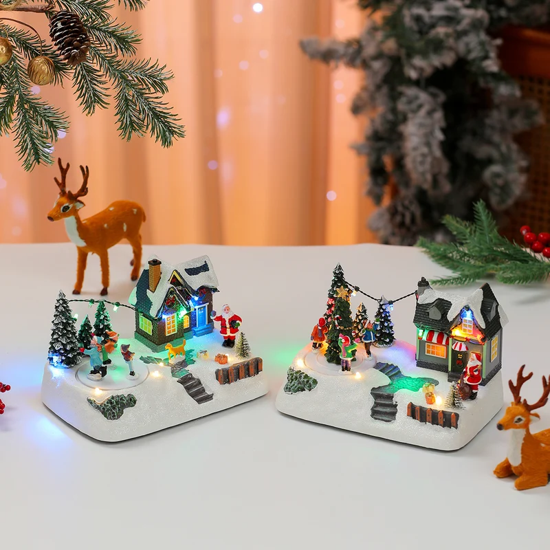 LED Illuminated Christmas Village Scene Decoration Stornfield