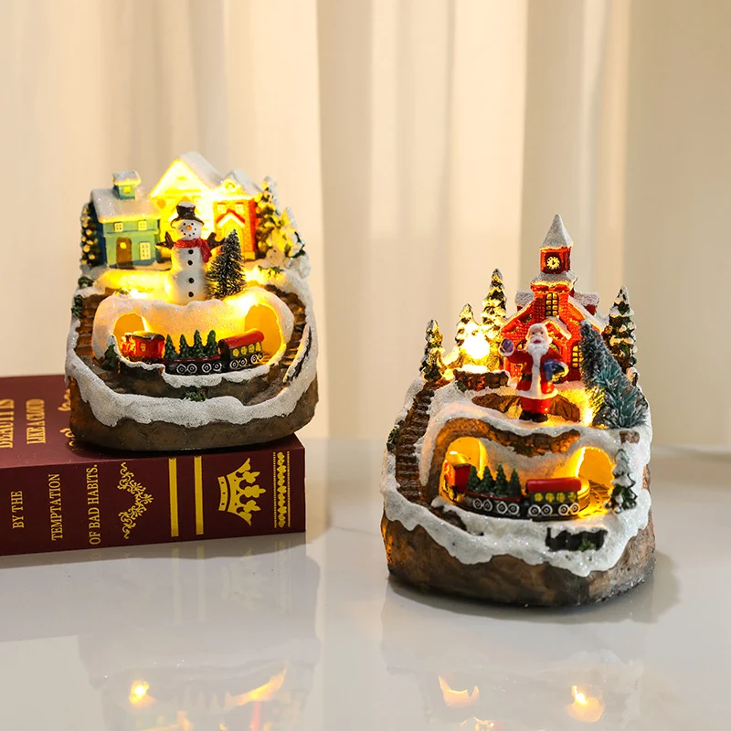 LED Illuminated Christmas Village Scene Stornfield