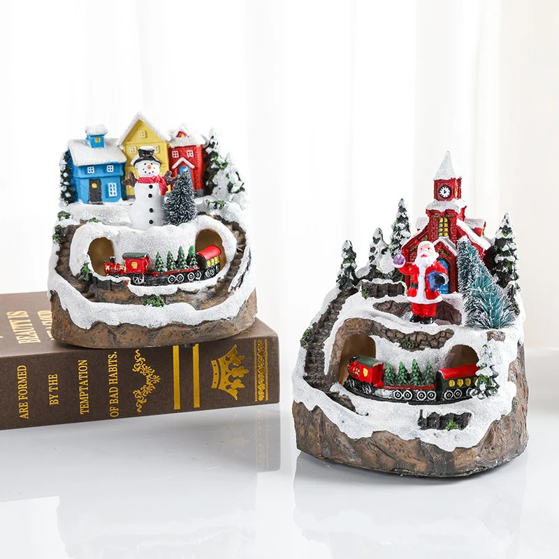 LED Illuminated Christmas Village Scene Stornfield