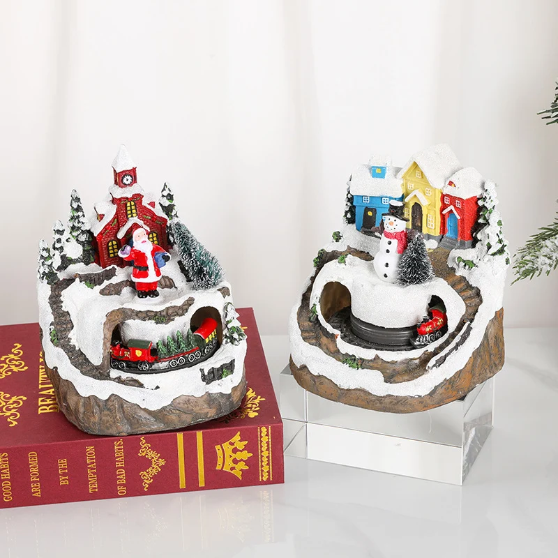 LED Illuminated Christmas Village Scene Stornfield