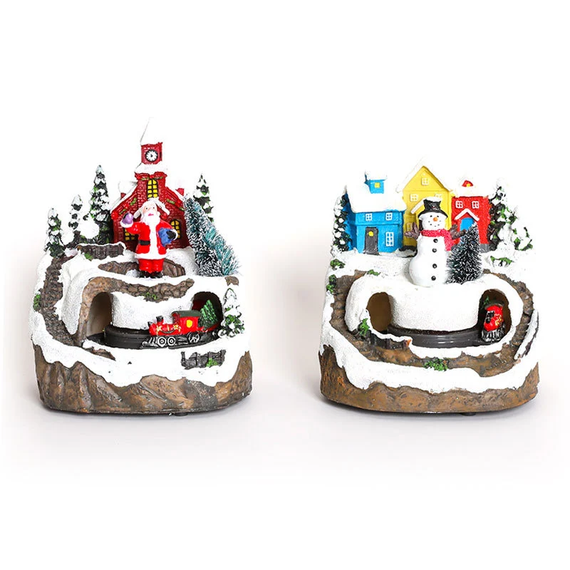 LED Illuminated Christmas Village Scene Stornfield