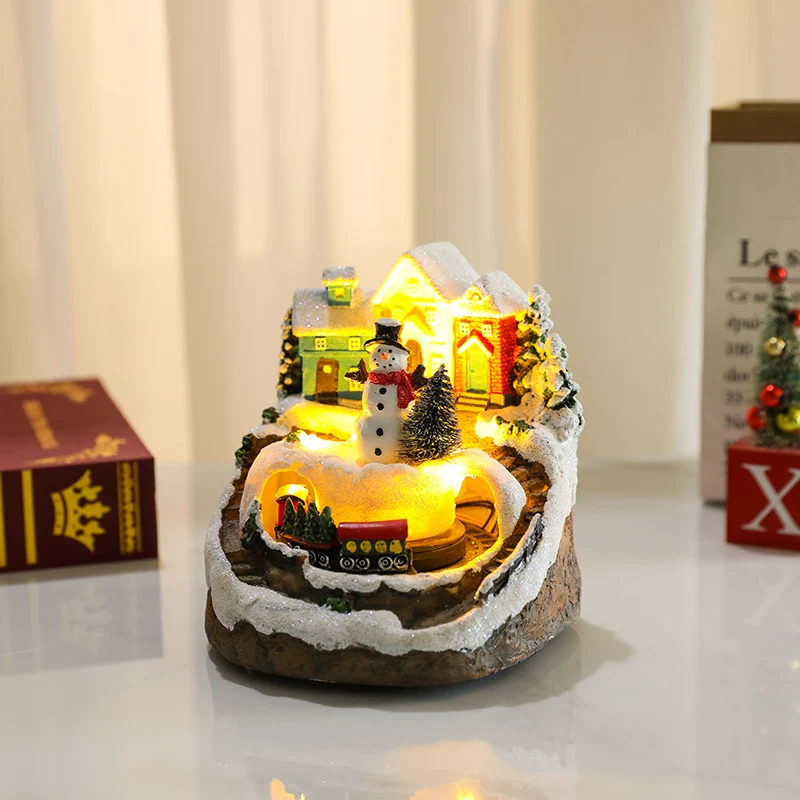 LED Illuminated Christmas Village Scene Stornfield