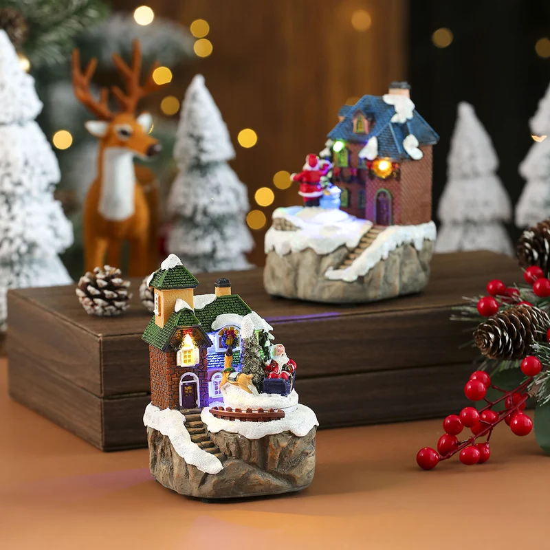 LED Illuminated Christmas Village House Decoration Stornfield