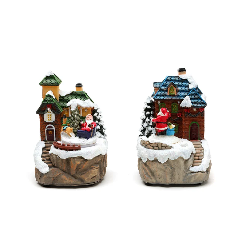 LED Illuminated Christmas Village House Decoration Stornfield