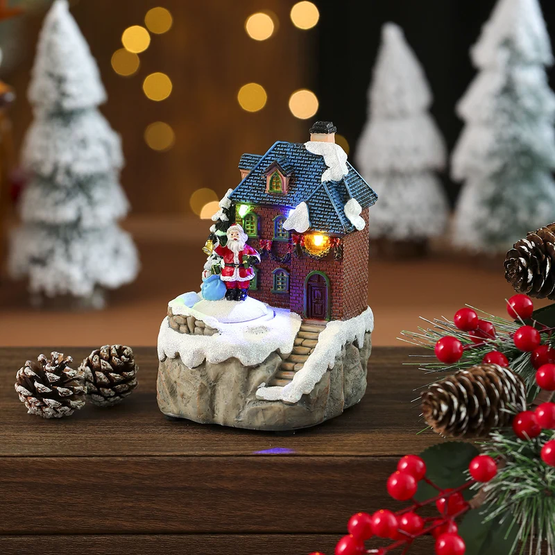 LED Illuminated Christmas Village House Decoration Stornfield