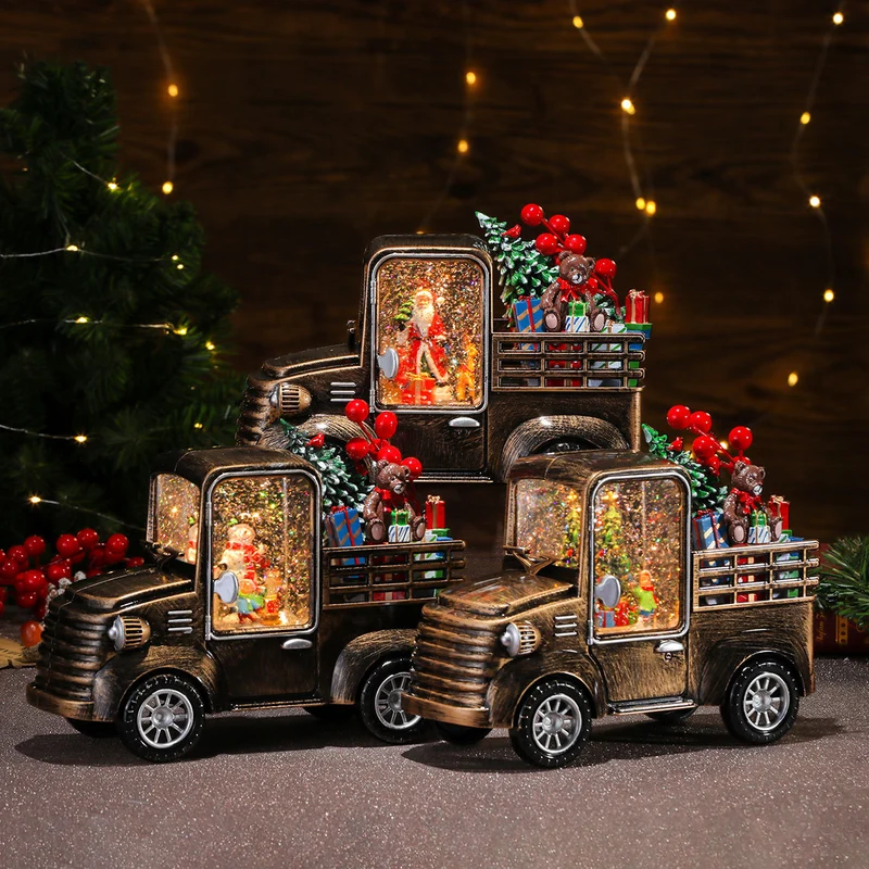 LED Illuminated Christmas Truck Decoration Stornfield