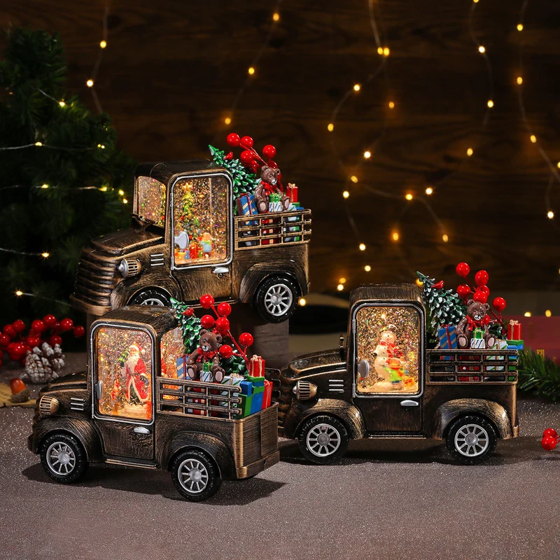 LED Illuminated Christmas Truck Decoration Stornfield