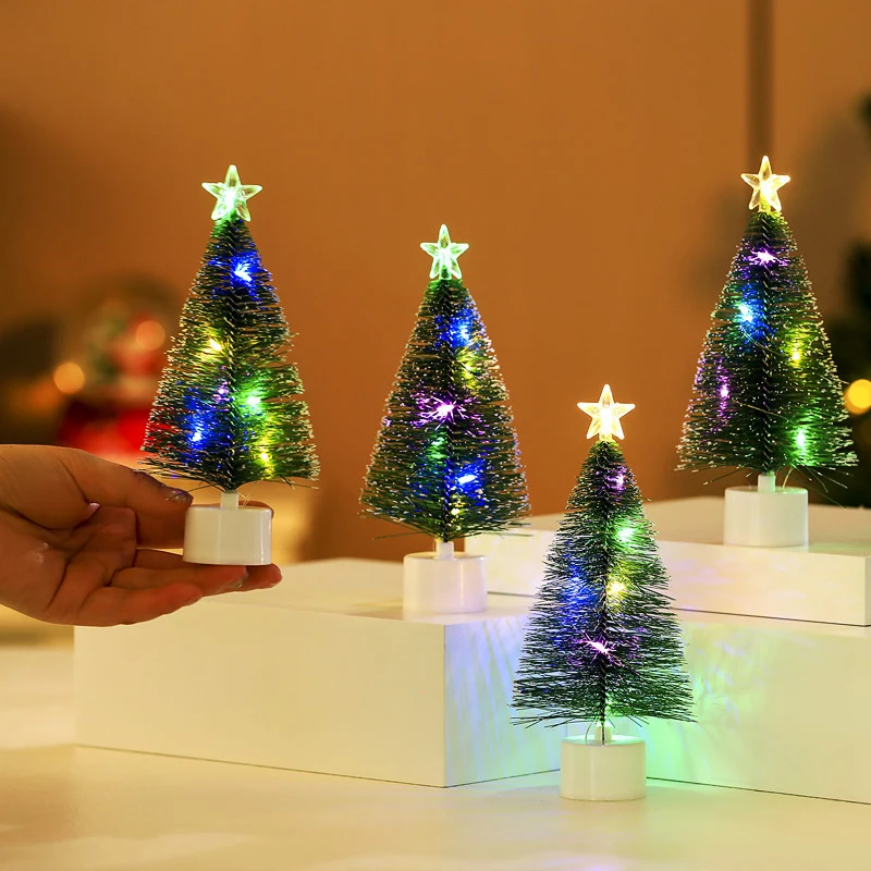 LED Illuminated Christmas Tree Figurines Stornfield
