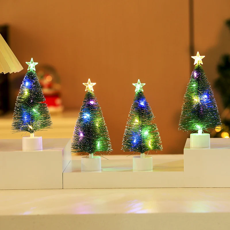 LED Illuminated Christmas Tree Figurines Stornfield