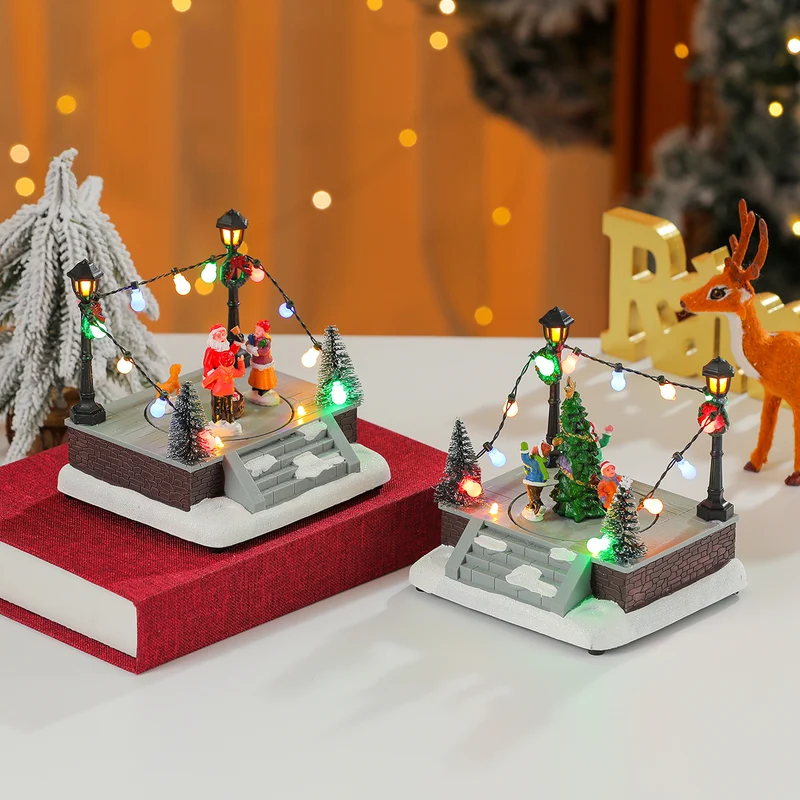 LED Illuminated Christmas Scene Figurine Stornfield