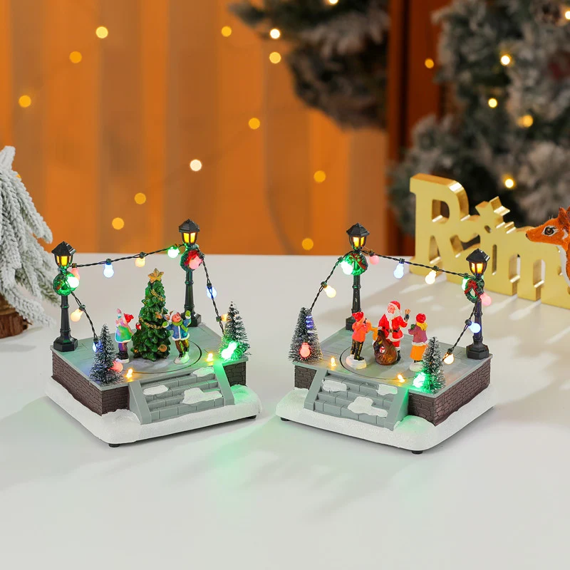 LED Illuminated Christmas Scene Figurine Stornfield