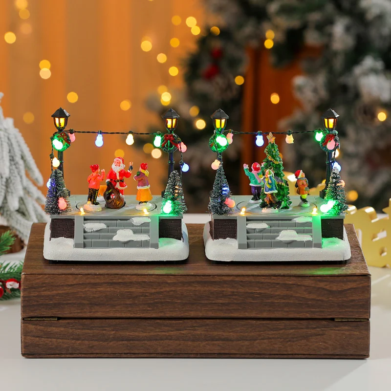 LED Illuminated Christmas Scene Figurine Stornfield