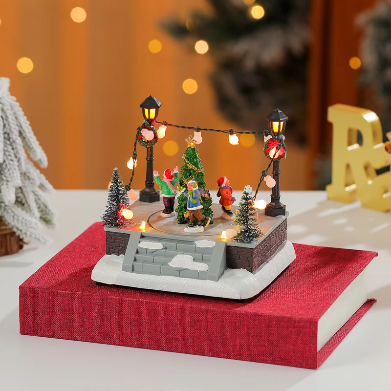 LED Illuminated Christmas Scene Figurine Stornfield