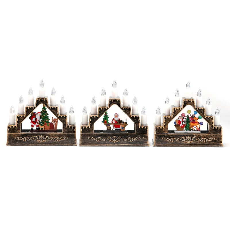 LED Illuminated Christmas Scene Decoration Stornfield