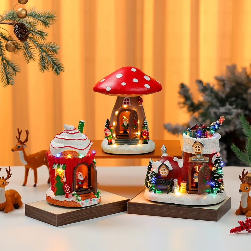 LED Illuminated Christmas Gingerbread House Decoration Stornfield