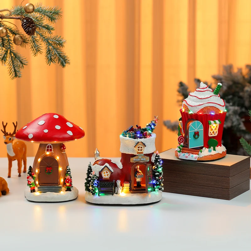 LED Illuminated Christmas Gingerbread House Decoration Stornfield