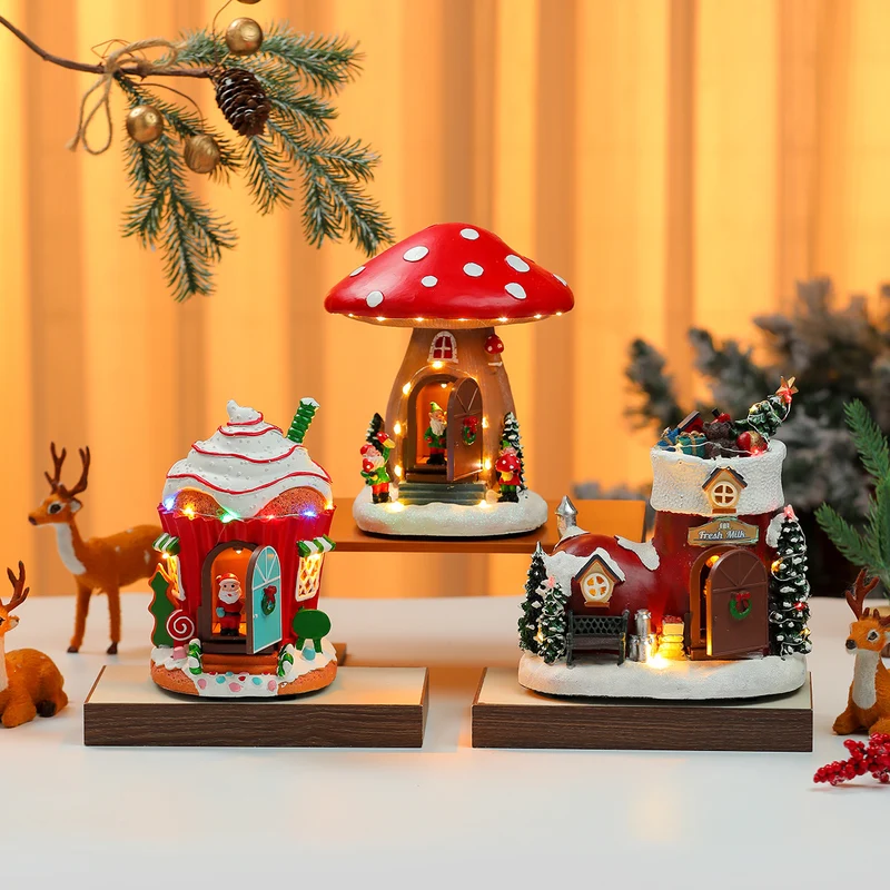 LED Illuminated Christmas Gingerbread House Decoration Stornfield