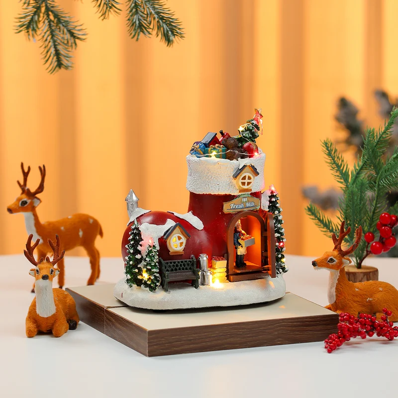 LED Illuminated Christmas Gingerbread House Decoration Stornfield