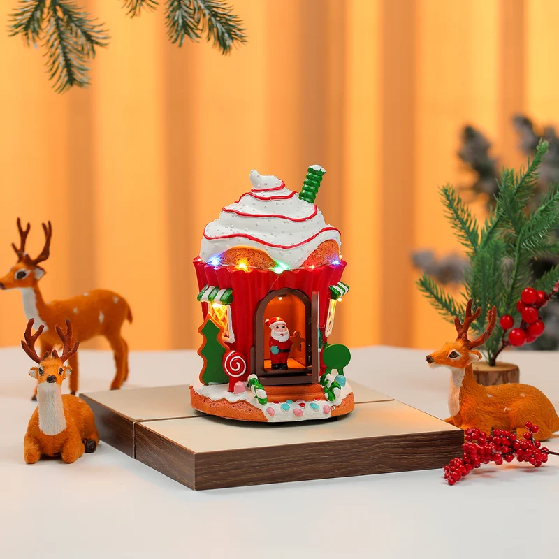 LED Illuminated Christmas Gingerbread House Decoration Stornfield