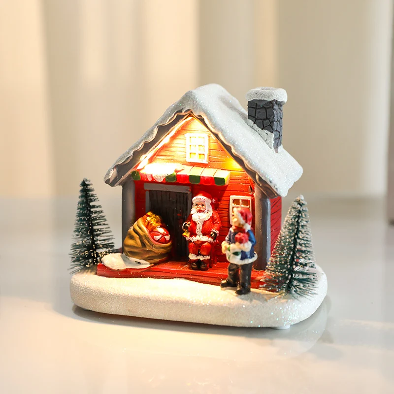 LED Illuminated Christmas Cottage Figurine Stornfield