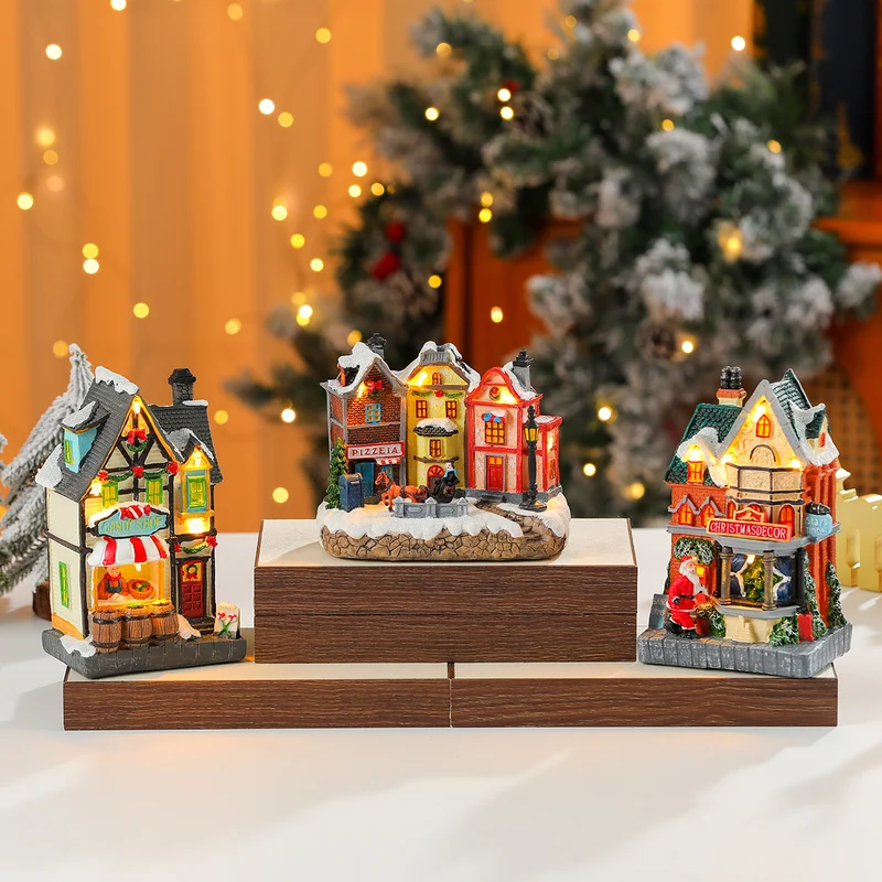 LED Illuminated Christmas Candy Shop Figurine Stornfield