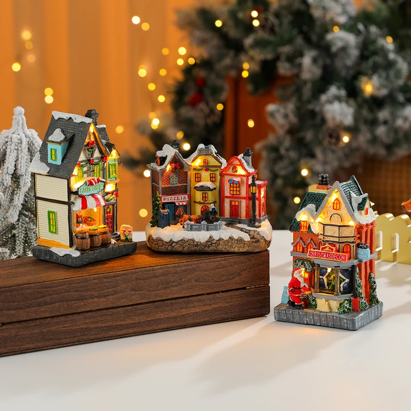 LED Illuminated Christmas Candy Shop Figurine Stornfield
