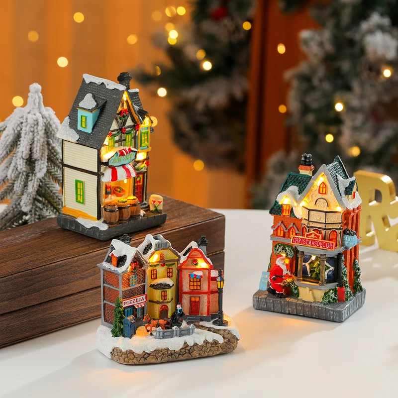 LED Illuminated Christmas Candy Shop Figurine Stornfield