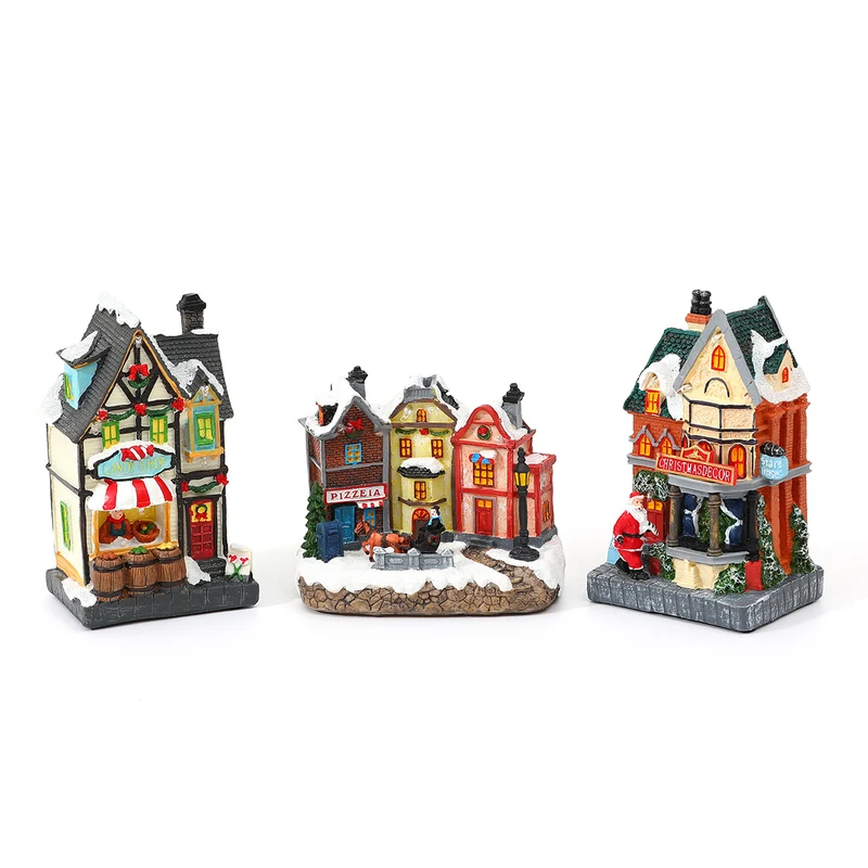 LED Illuminated Christmas Candy Shop Figurine Stornfield