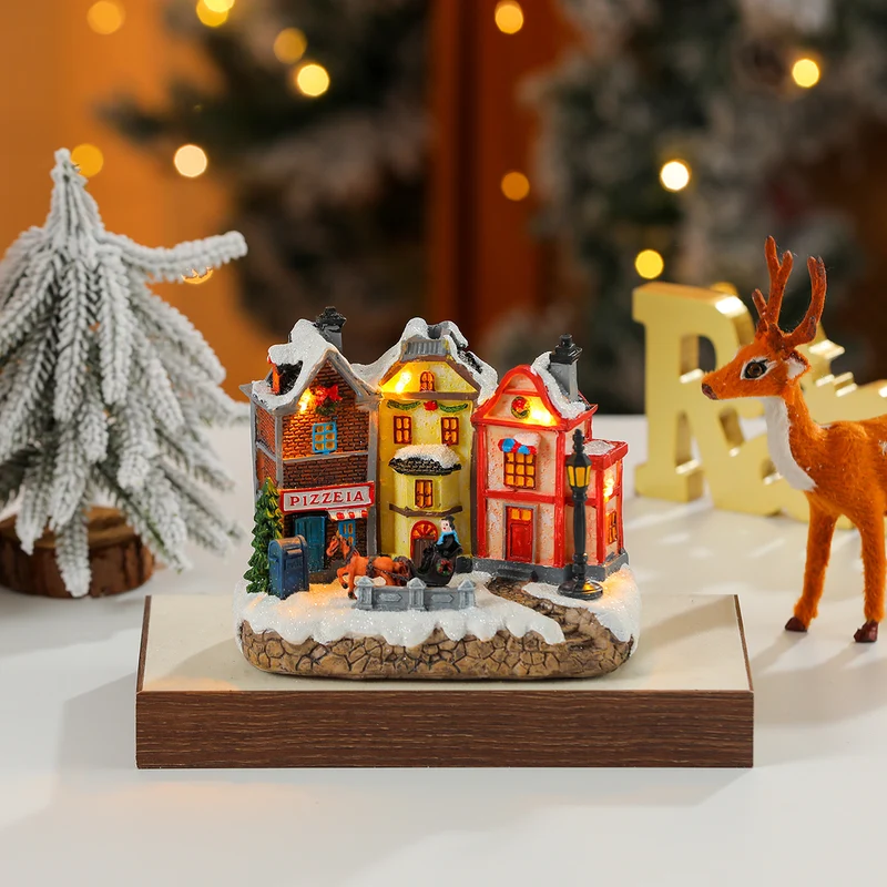 LED Illuminated Christmas Candy Shop Figurine Stornfield