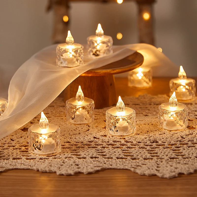 LED Flame Effect Tea Light Candles Stornfield