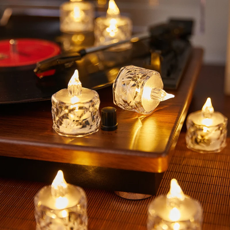 LED Flame Effect Tea Light Candles Stornfield