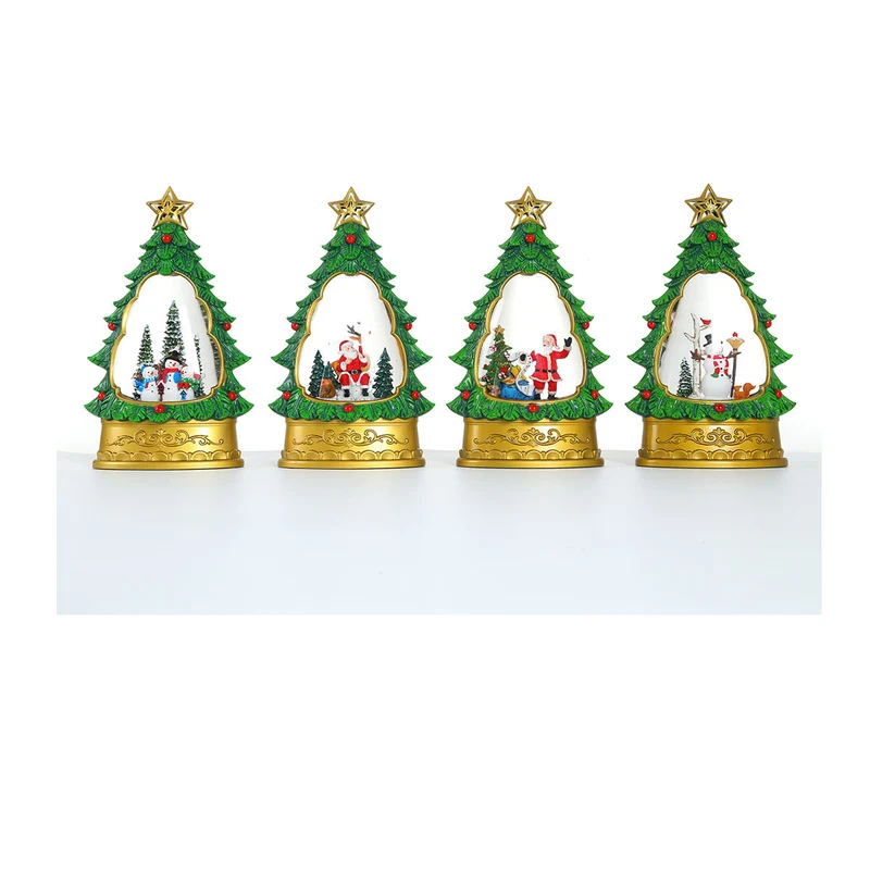 LED Christmas Tree Snow Globe Decoration Stornfield