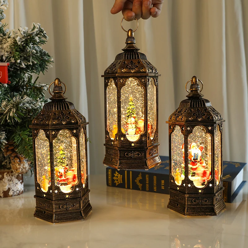 Illuminated Vintage Christmas Lantern Stornfield