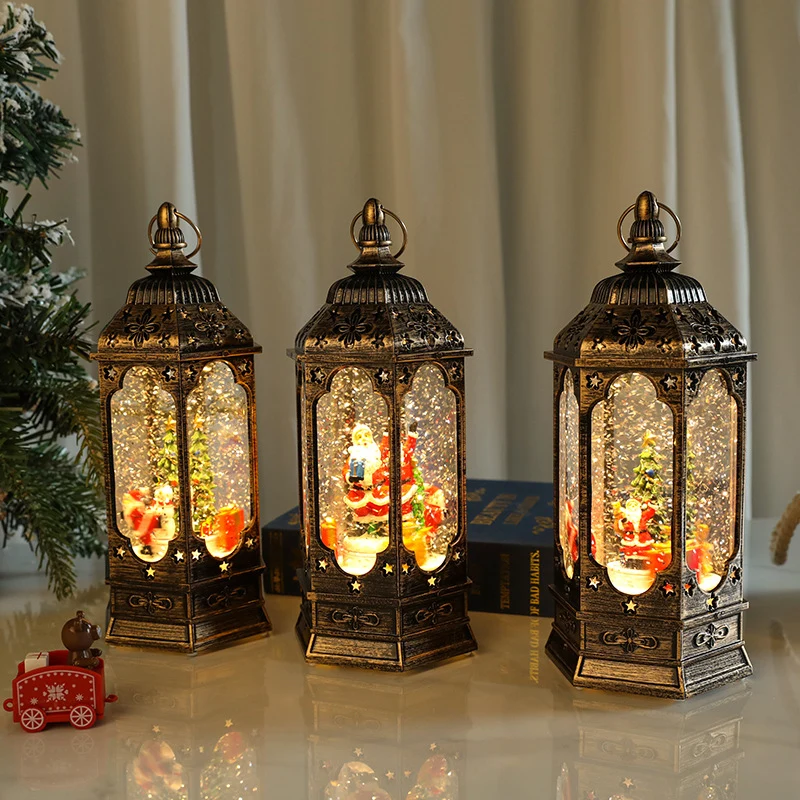 Illuminated Vintage Christmas Lantern Stornfield