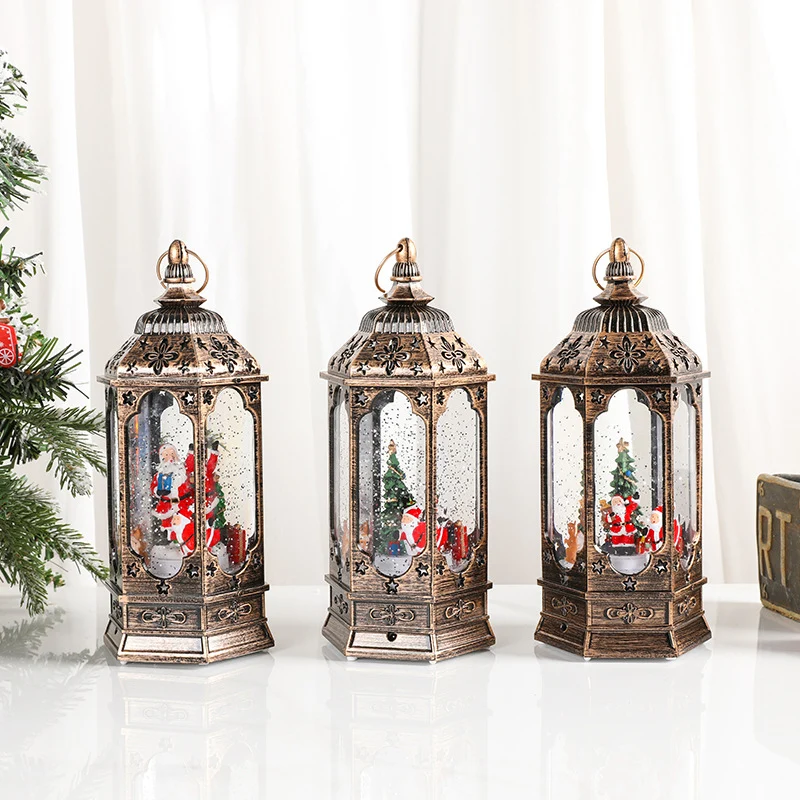 Illuminated Vintage Christmas Lantern Stornfield
