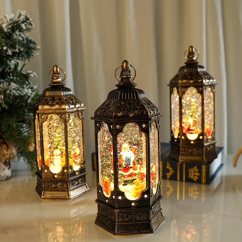 Illuminated Vintage Christmas Lantern Stornfield
