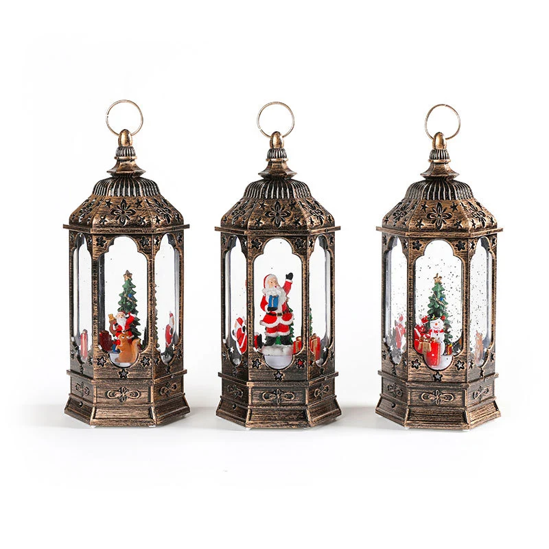 Illuminated Vintage Christmas Lantern Stornfield