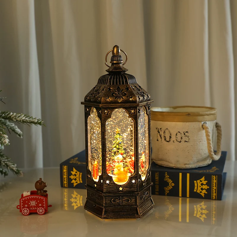 Illuminated Vintage Christmas Lantern Stornfield