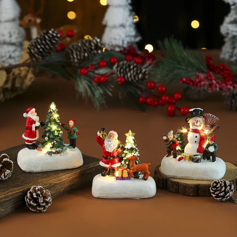 Illuminated Snowman Figurine Stornfield