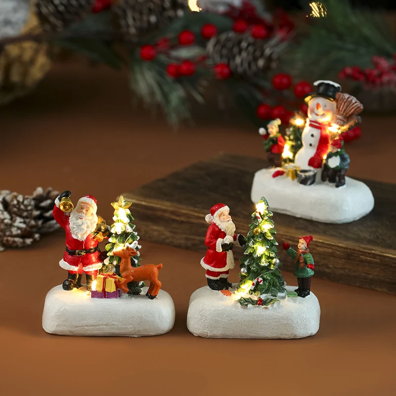 Illuminated Snowman Figurine Stornfield