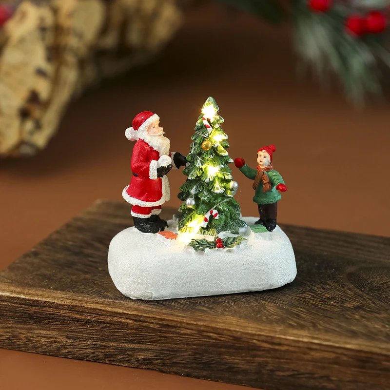 Illuminated Snowman Figurine Stornfield