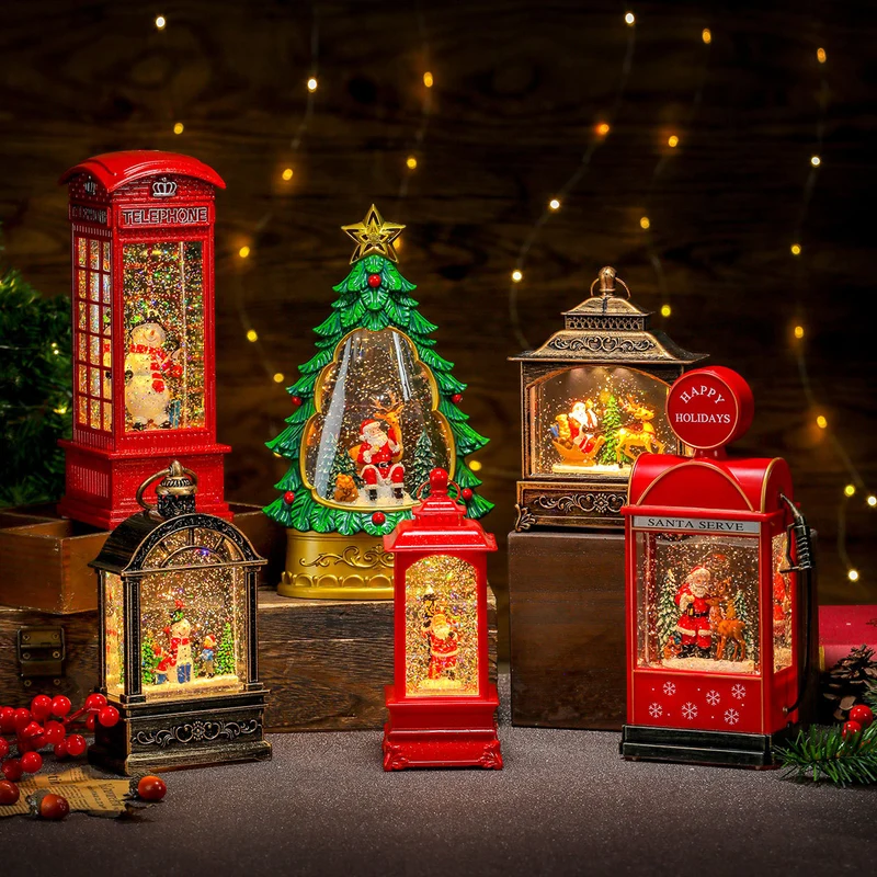 Illuminated Musical Christmas Lantern Stornfield