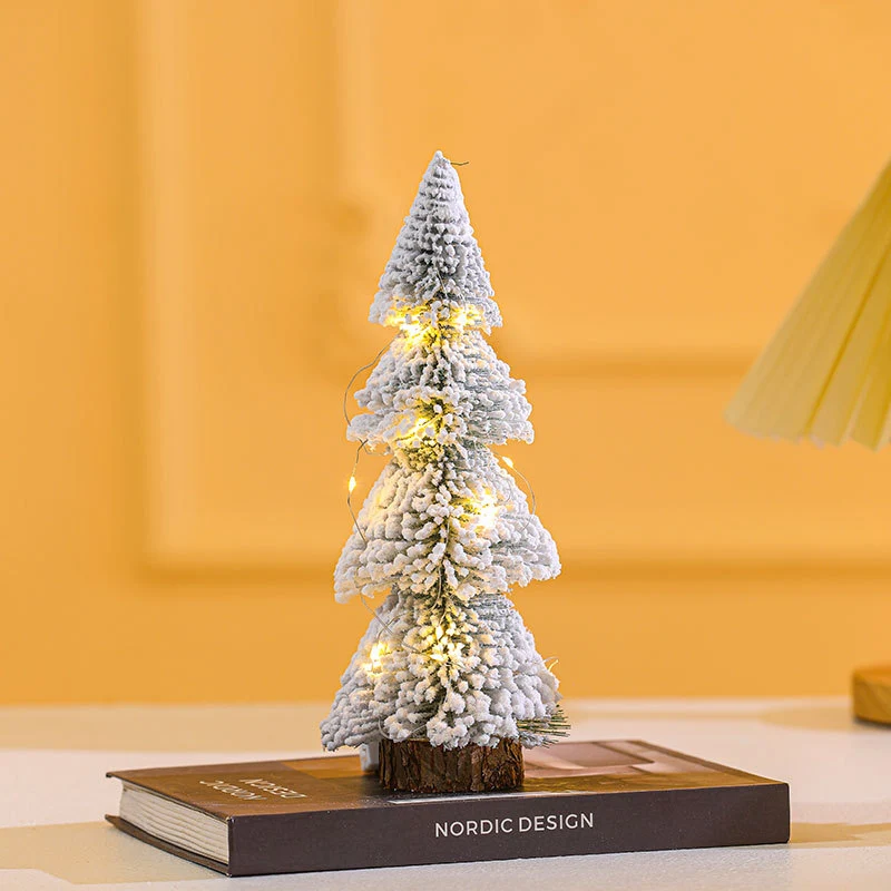 Illuminated Mini Frosted Christmas Tree Decoration Stornfield