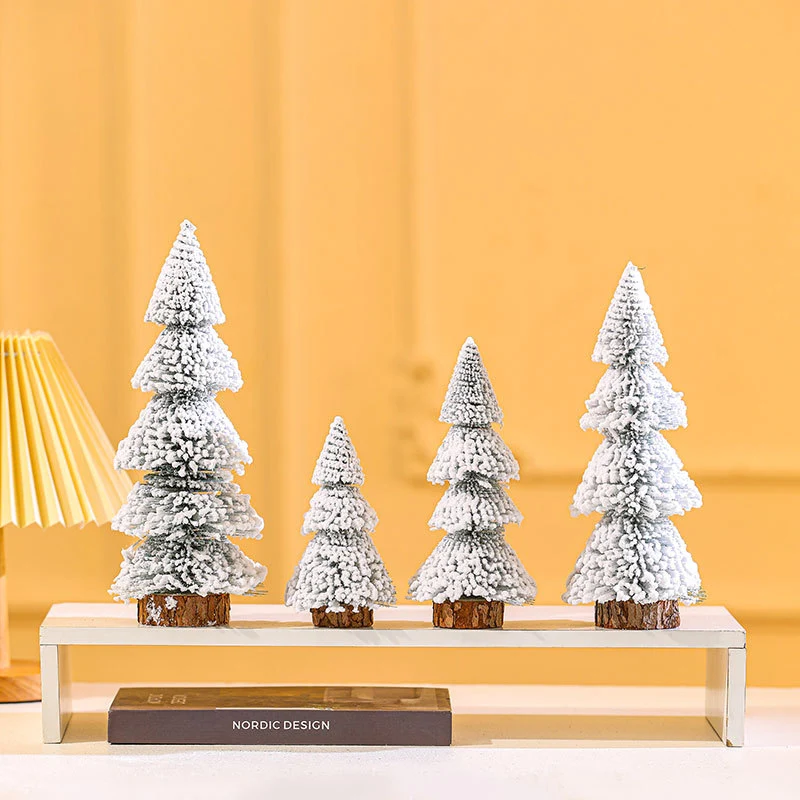 Illuminated Mini Frosted Christmas Tree Decoration Stornfield