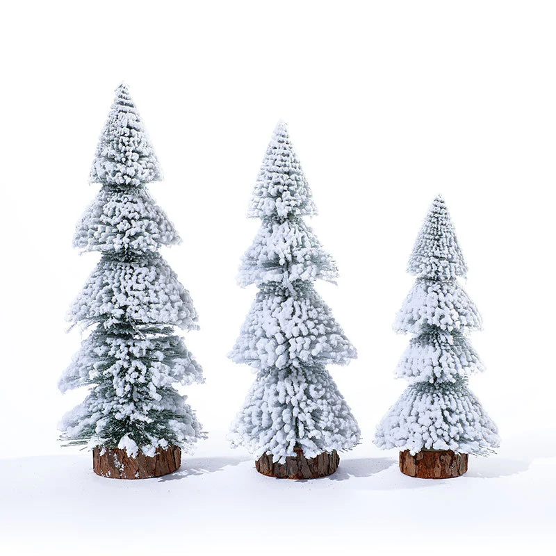 Illuminated Mini Frosted Christmas Tree Decoration Stornfield