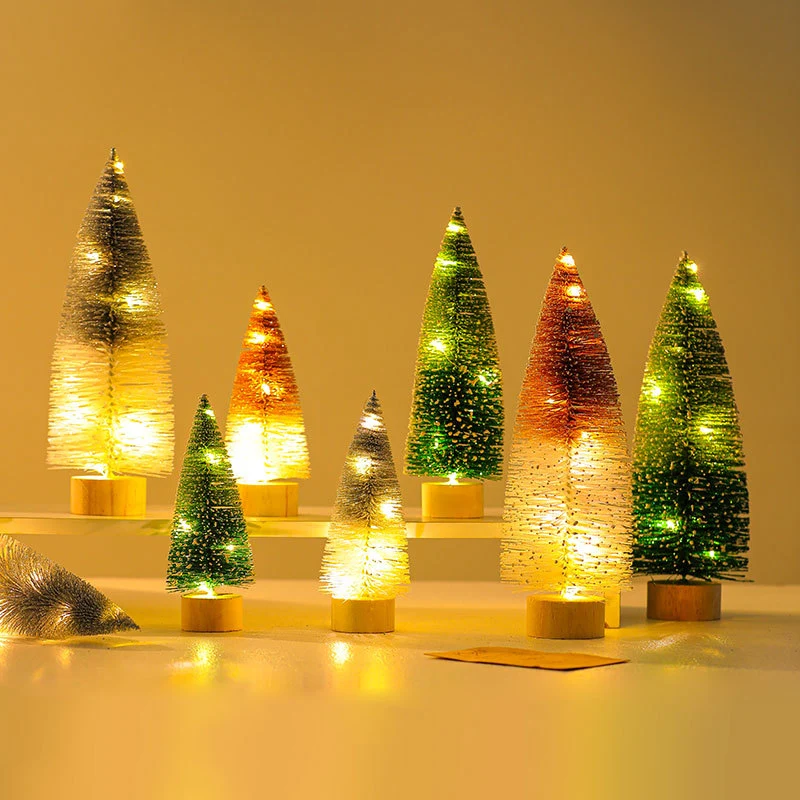 Illuminated Decorative Miniature Christmas Trees Stornfield
